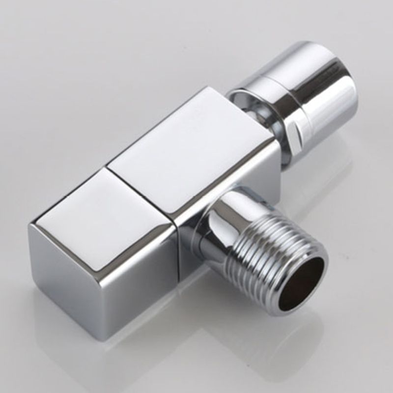 Contemporary Wall Mounted Bathroom Faucet Knob Handle Brass Faucet