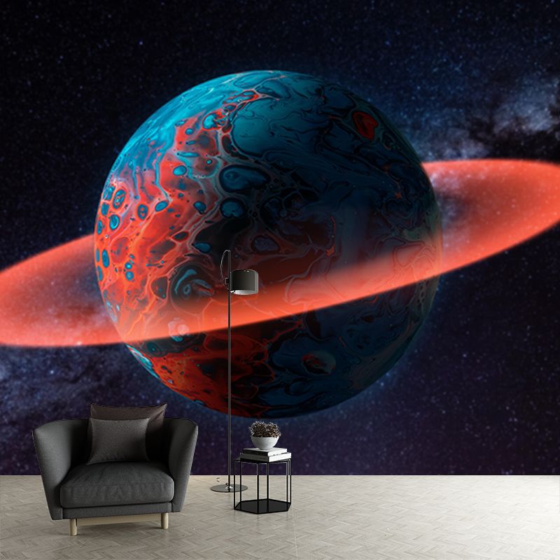 Universe Planet Environment Friendly Mural Wallpaper Novelty Style Wall Mural