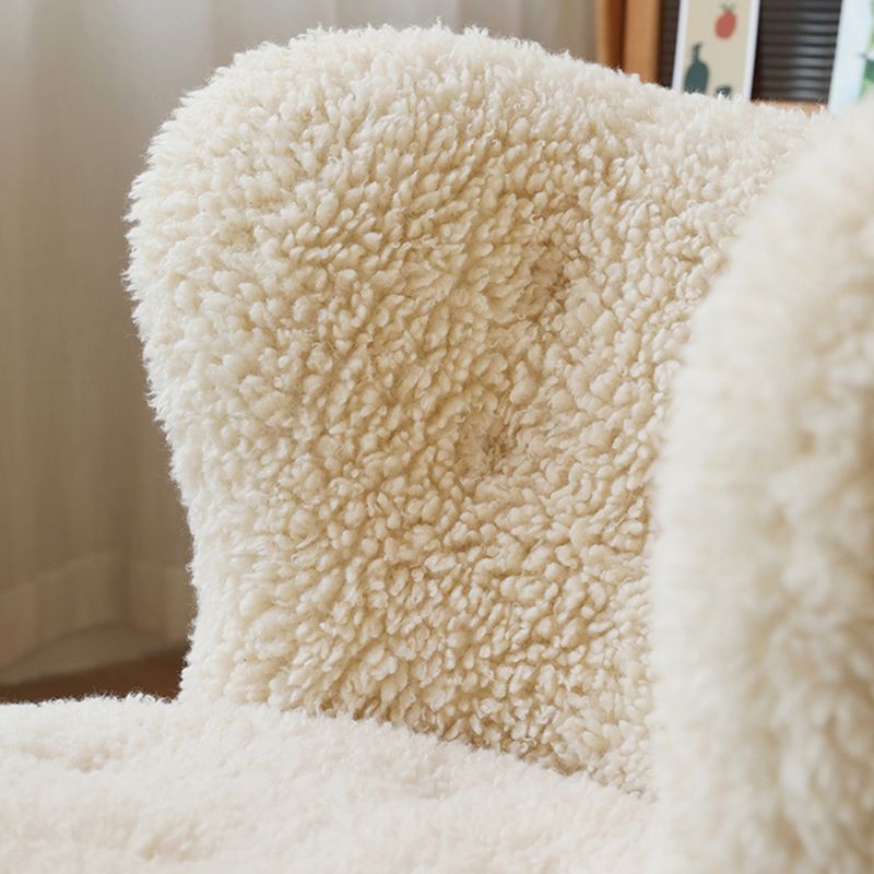 Basic Four Leg Lounge Chair Fixed Back Side Chair for Living Room