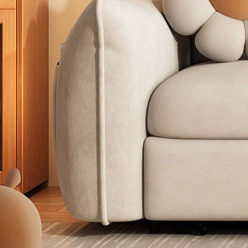 31" Wide Scandinavian Sofa Bed Pillow Included Folding Futon Sleeper Sofa