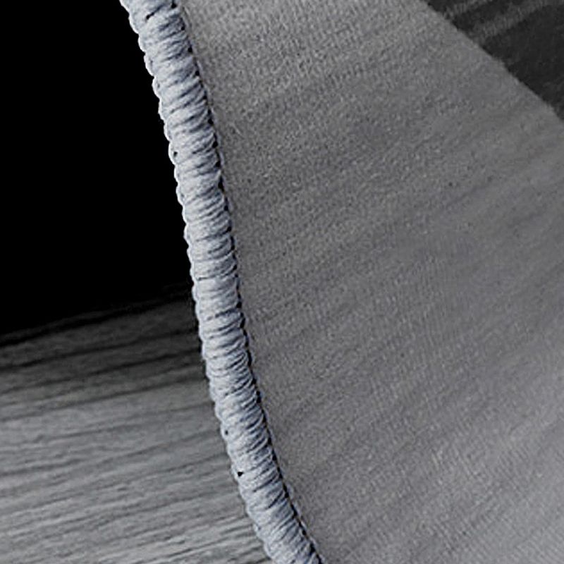 Grey Geometric Pattern Area Rug Polyester Modern Area Carpet Stain Resistant Rug for Home Decor