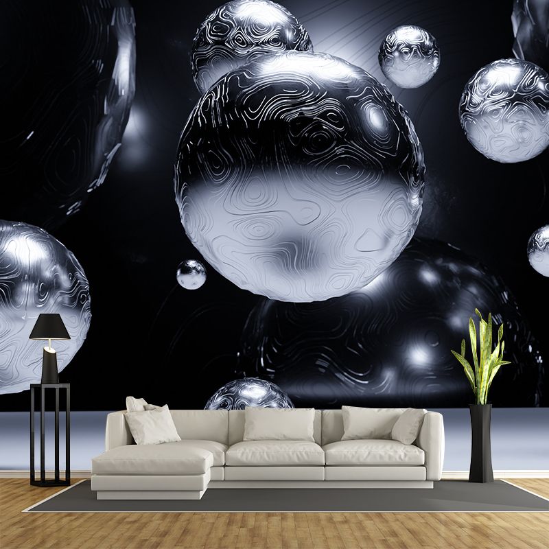 3D Vision Mildew Resistant Wallpaper Environmental Sleeping Room Wall Mural