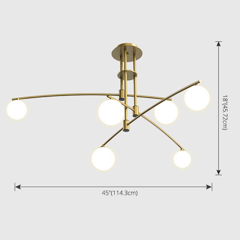 Tiered Opaline Glass Island Light Simple Style Ceiling Suspension Lamp for Living Room