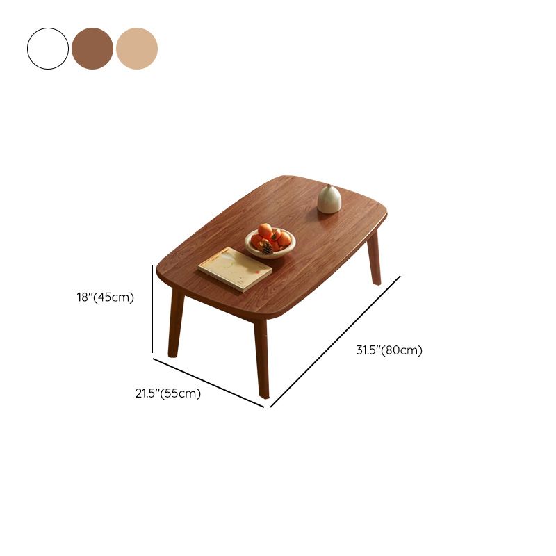 Contemporary Coffee or End Table Artificial Wood Coffee Table with Four Legs