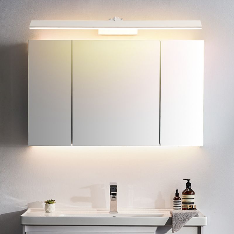 Modern Minimalist Style Ultra-thin Vanity Wall Light Fixtures Aluminum Wall Mounted Vanity Lights for Bathroom