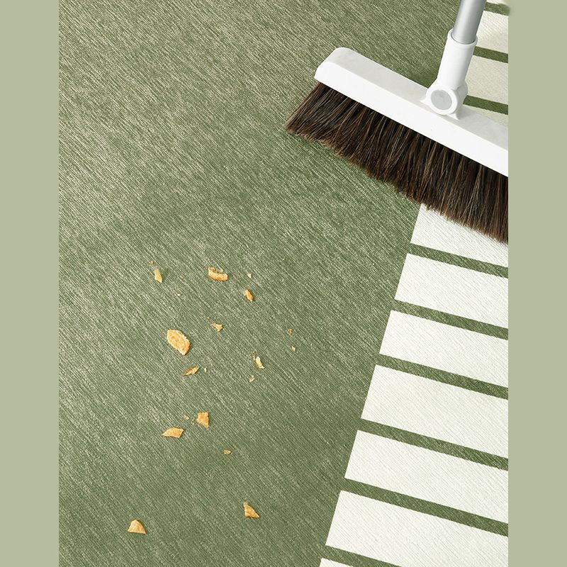 Colorful Modern Area Rug Green Color Block Carpet Stain Resistant Washable Rug for Living Room