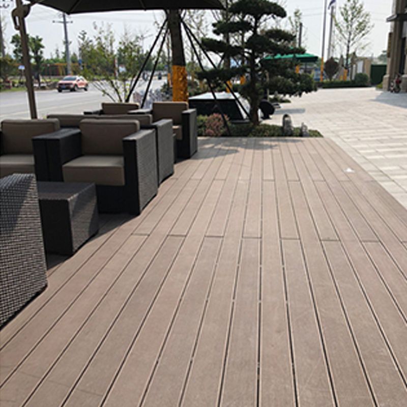 Composite Decking Tiles Garden Slat Nailed Patio Flooring Tiles