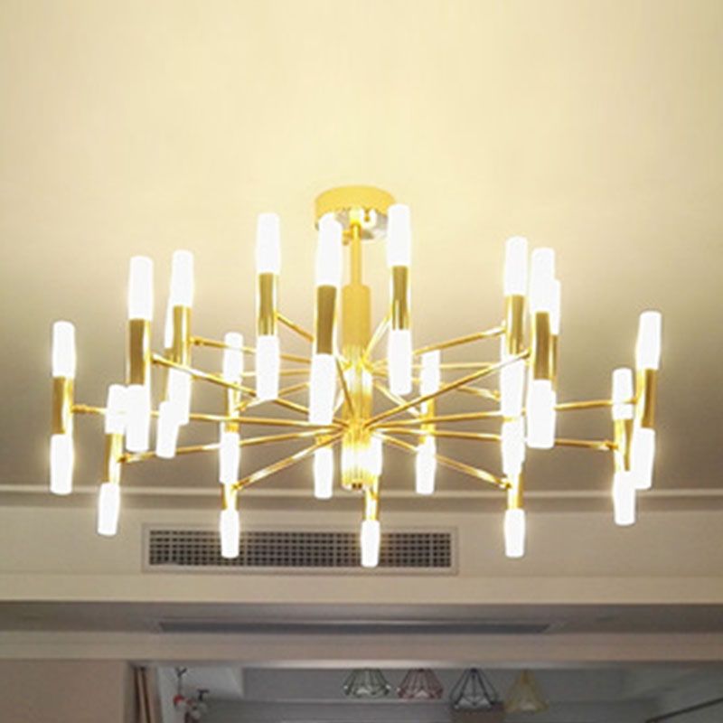 Modern Chandelier Lights LED 40 Lights Minimalism Living Room Hanging Pendant Lights