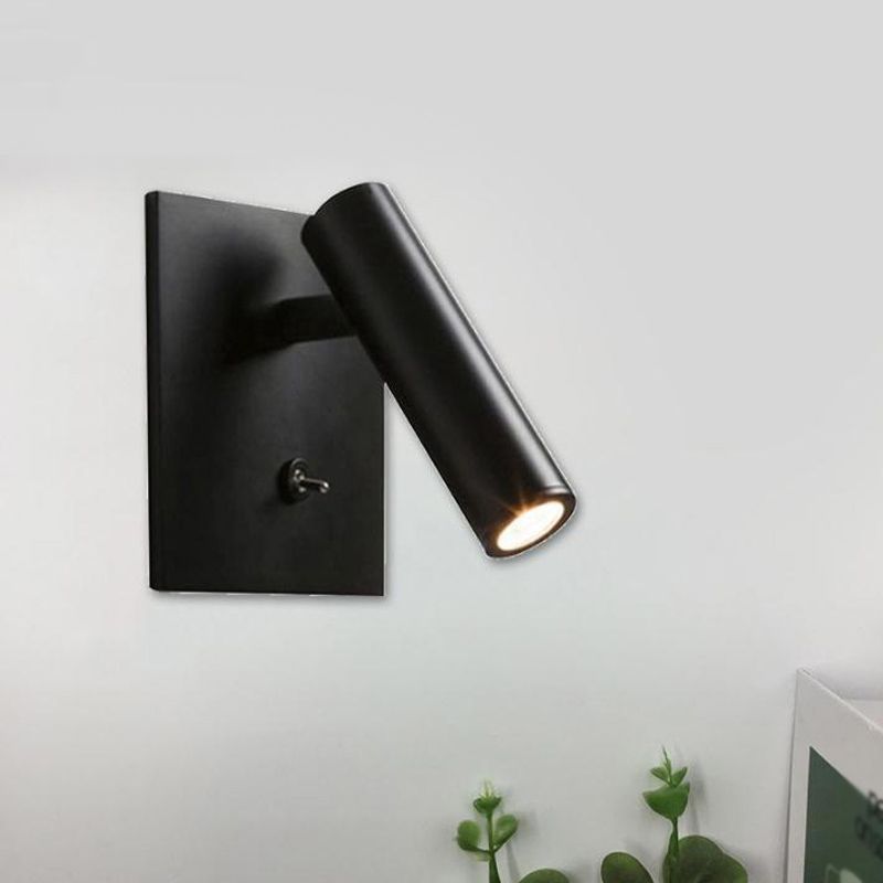 1-Licht-Zylinderwandmontage Leuchte Aluminium Moderne Stil Wandleuchte Beleuchtung