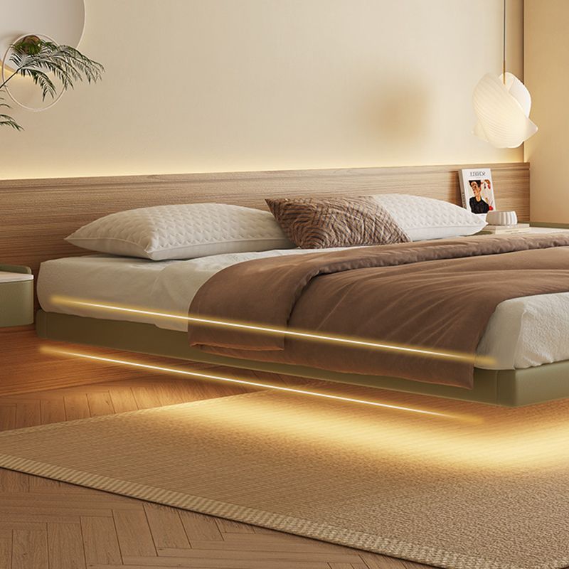 Solid Wood Platform Bed Modern Pine Wood Platform Bed for Bedroom