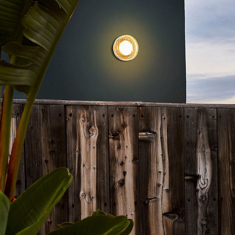 Nordic Style Vanity Light Circle Shape Vanity Lamp with Acrylic Shade for Shower Room