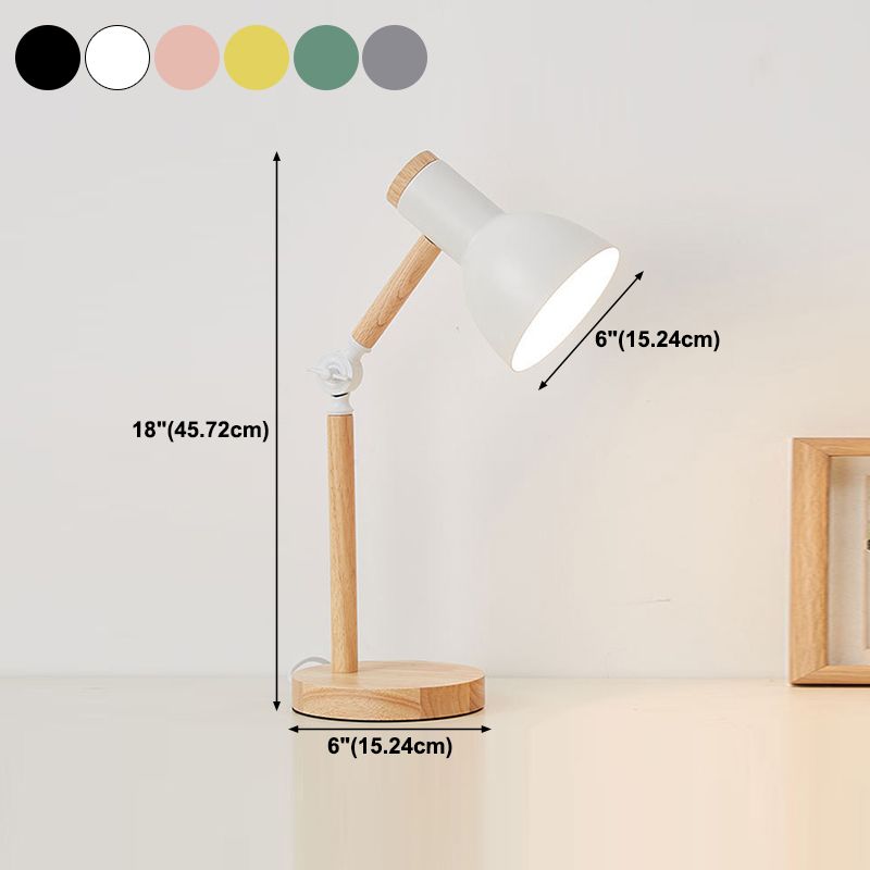 Lámpara de mesa ligera del metal 1 de la iluminación de la tabla de la forma del tambor del estilo moderno para el dormitorio