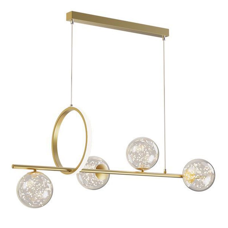 Sphere Anhänger Kronleuchter moderner Glas Island Kronleuchter für Esszimmer