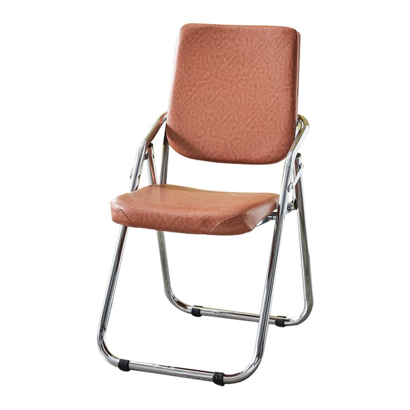 Chaise moderne d'intérieur et d'extérieur en métal, chaise d'appoint à dossier ouvert avec accoudoirs