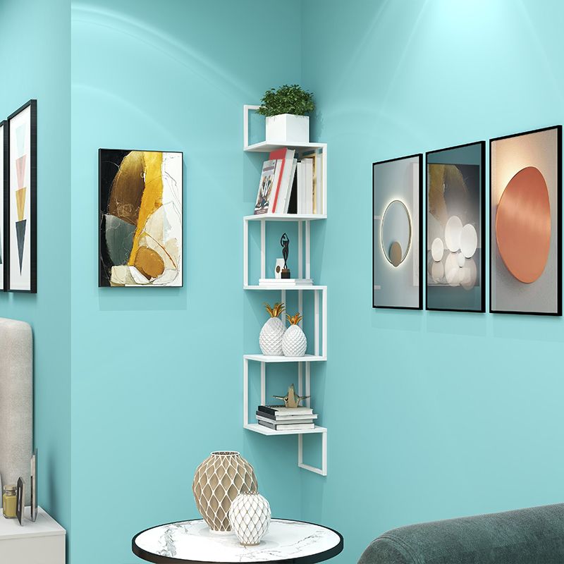 Wall Mounted Bookcase Contemporary Style Bookshelf for Office Home