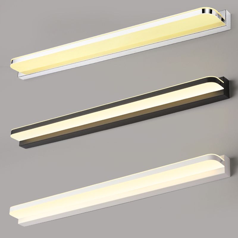 Minimalism Vanity Lighting Linear Metal Wall Light Fixture for Bathroom