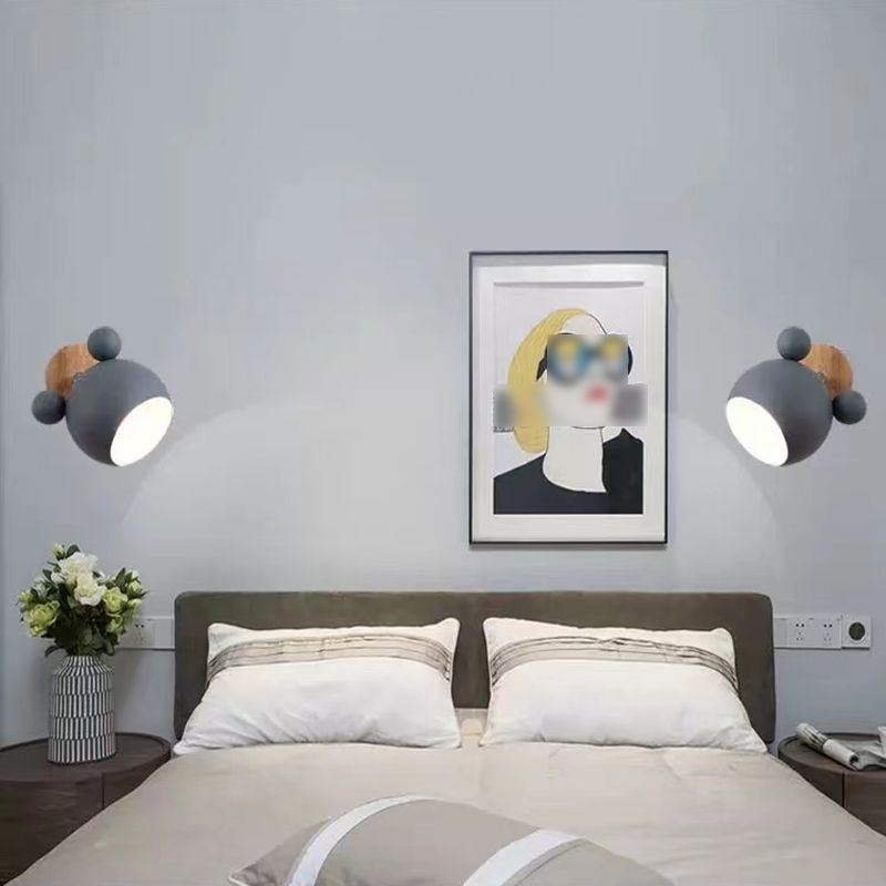 Modern Style Colorful Wall Light Fixture Creative Wall Light Sconce for Bedroom