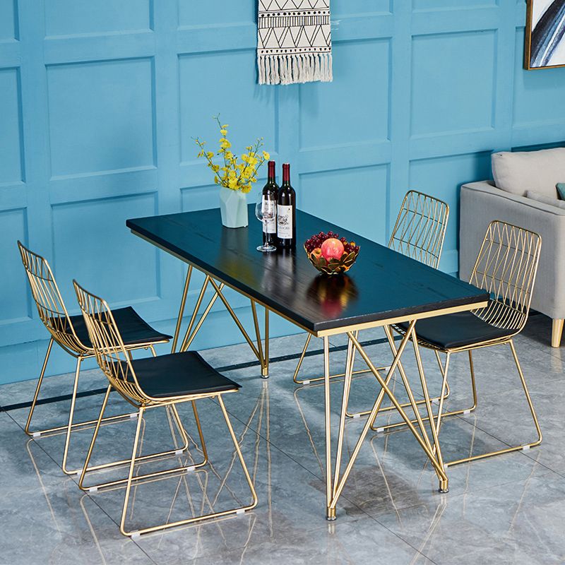 Traditional Luxury Dining Table White in Marble Rectangle Dining Table for Kitchen