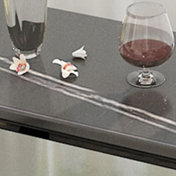 Glam Style Fixed Pub Set 1/3 Pieces Stone Oval Counter Table Set