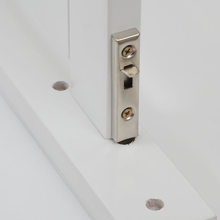 Mesa de comedor de piedra sinterizada de estilo contemporáneo con hoja blanca y base de caballete