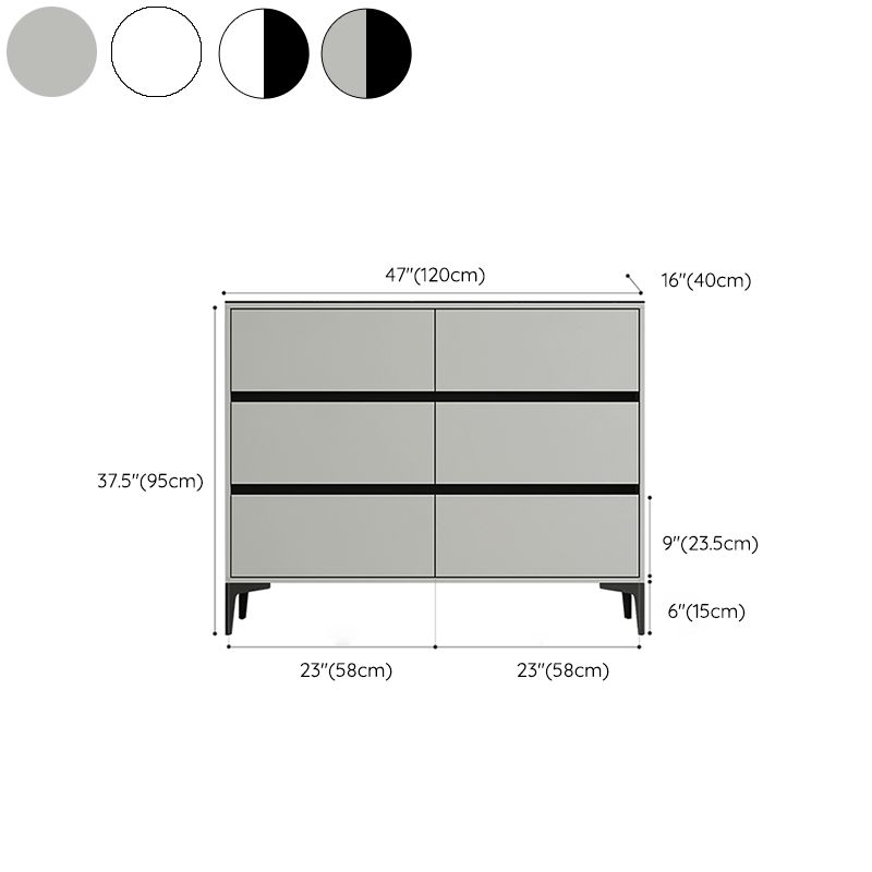 15.6-inch Width Modern Storage Chest Stone Storage Chest Dresser