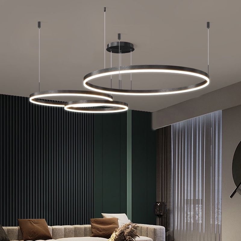 Modern Chandeliers For Dining Room Round Chandelier Lighting Fixtures Metal Chandelier