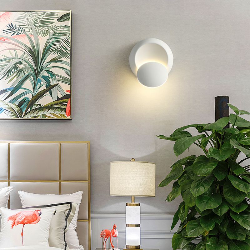 Lámparas de montaje de pared geométrica de estilo moderno 1 luces de pared ligeras