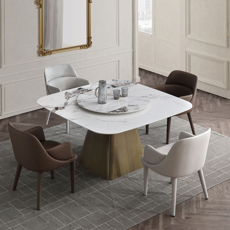 Contemporary 1/2/3/5 Pieces Dining Set Square Dining Table Set