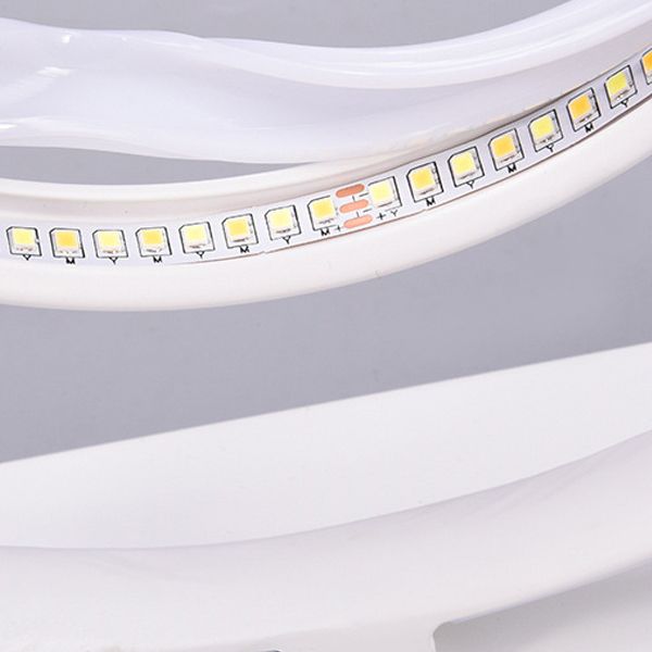 Aluminum LED Table Lamp Nordic Style Circle Modern Table Light for Living Room
