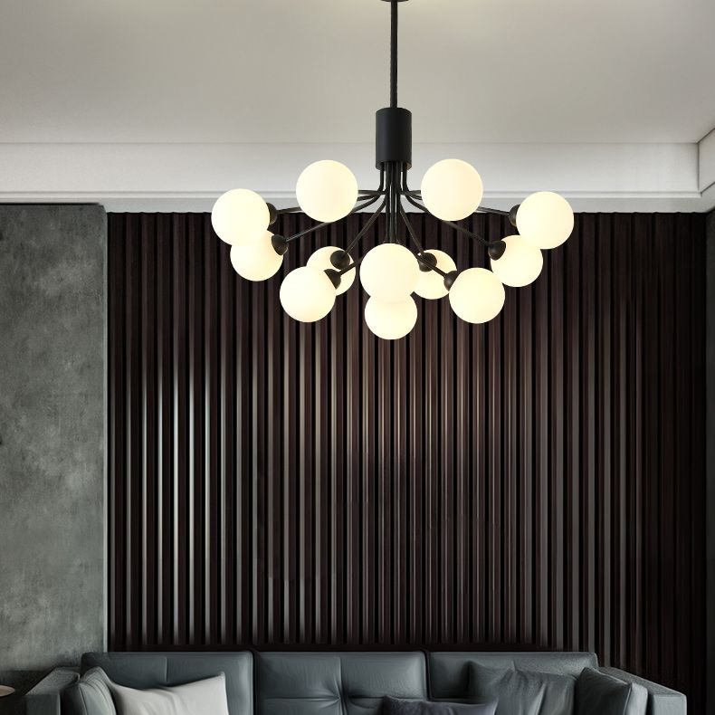 Minimalist Bubble Chandelier Pendant Light Glass Living Room Chandelier Light Fixture