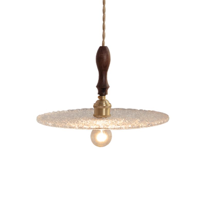 Single Light Contemporary Hanging Lamps Glass Shade Pendant Light for Sitting Room Foyer