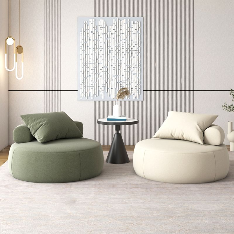 33.5"/39.3" Wide Armless Pillow Back Slipper Chair for Bedroom