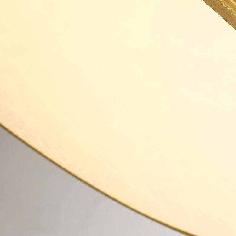Circular Crystal LED Ceiling Fixture in Modern Luxury Style Wrought Iron Ceiling Light for Interior Spaces