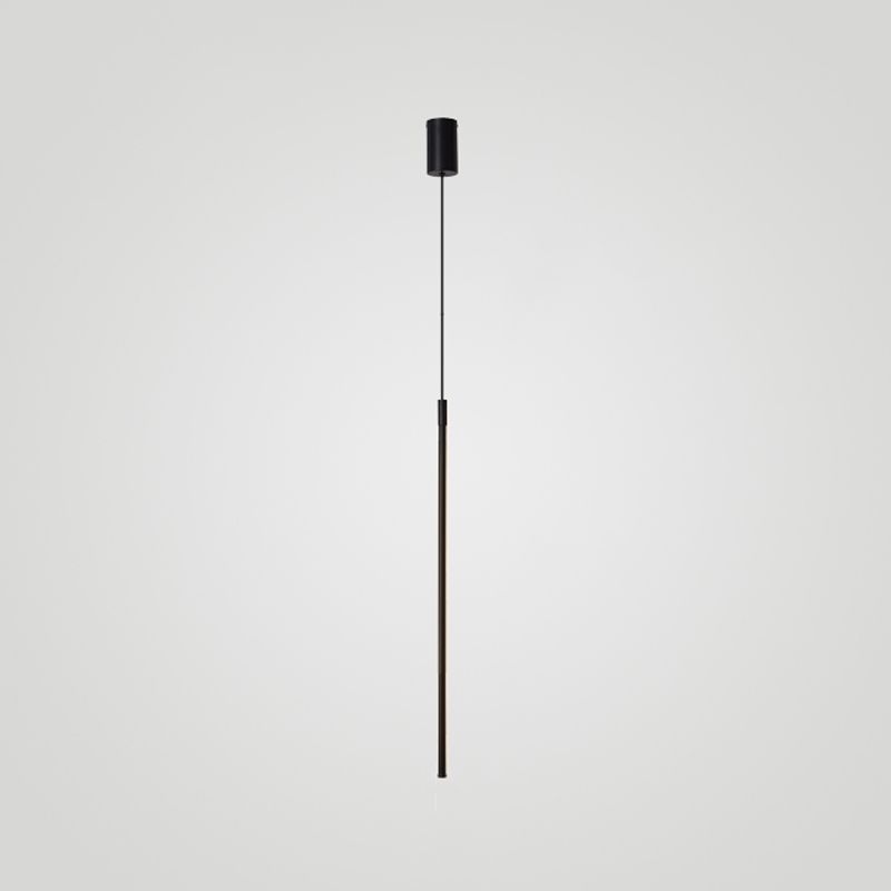 Cylinder Shape Pendants Lights Style Contemporary Metal Lampes suspendues en métal