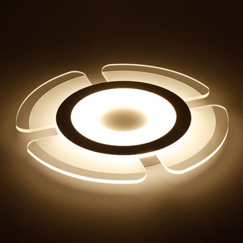 Simplicidad contemporánea LED TECHINE TODO ACRYLIC SHADE CREATIVO FIJA DE ILUMBACIÓN DE MONTAJE DE MONTAJE DE MONTAJE