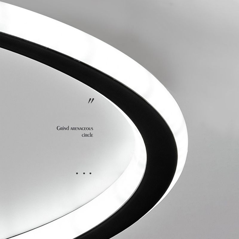 Zwart/Goud/Wit LED-plafondlamp Modern inbouwarmatuur