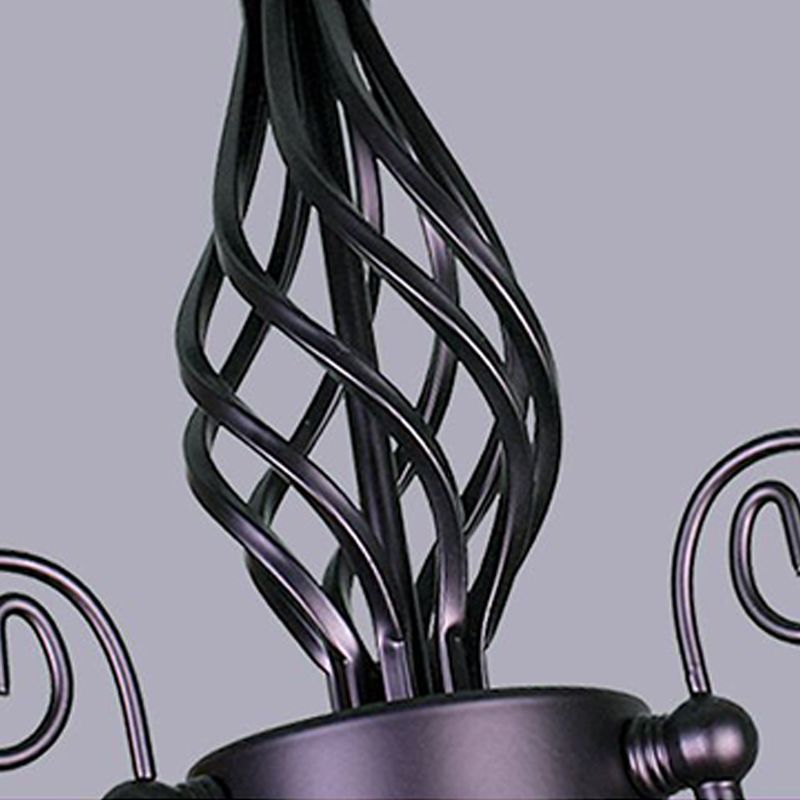 Amerikaanse kaarsenvorm Kroonluchter metaal multi -light hangend licht voor eetkamer