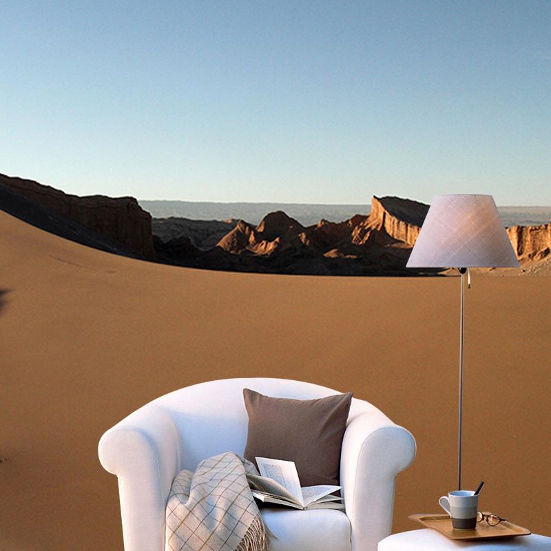 Desert Natural Contemporary Style Desert Wall Mural Mildew Resistant for Room