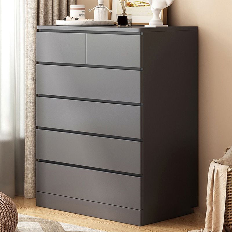 16" W Wooden Chest Modern Style Storage Chest Dresser with Drawers and Doors