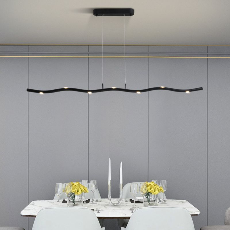 Linear Island Pendant Lights Ultra-Contemporary Aluminum Island Pendant Lights for Restaurant