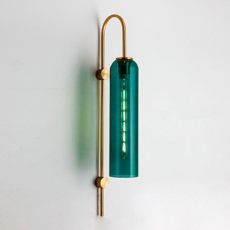 Polish Finish Lighting Industrial Metal/Glass Wall Light for Restaurant