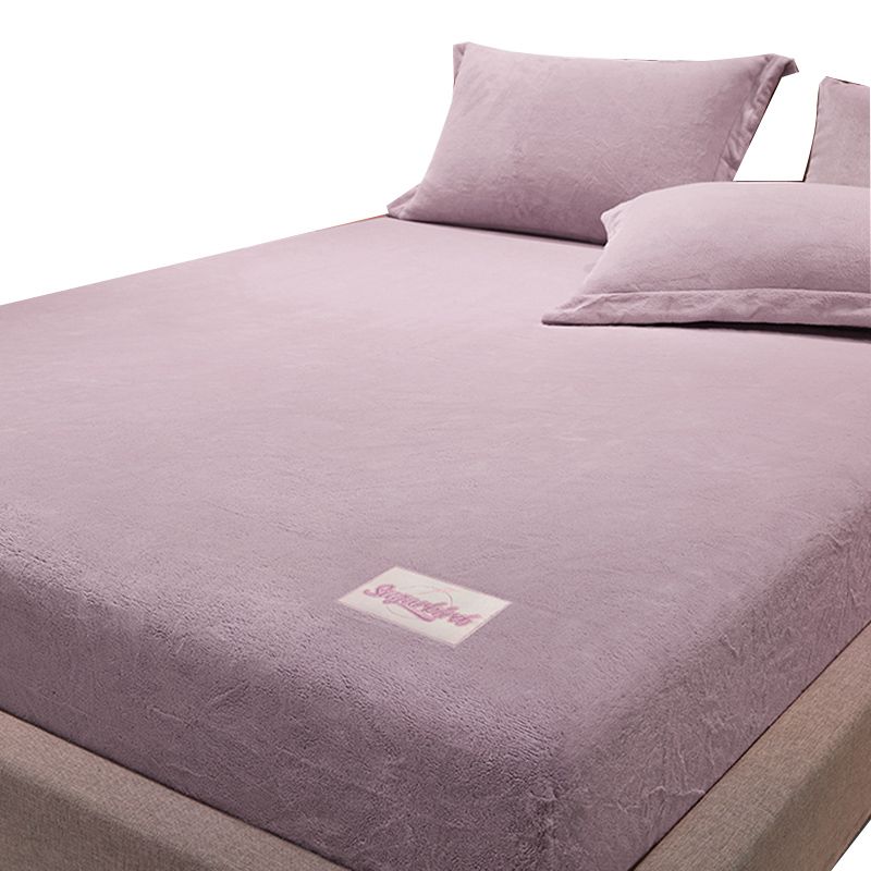 Polyester Bed Sheet Set Solid Color Extra Soft Bed Sheet Set