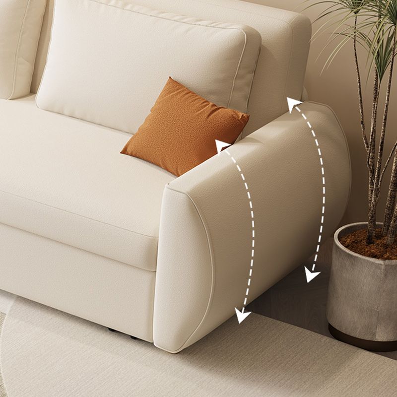 31" Wide Scandinavian Futon Sofa Bed Cushion Back Futon Sleeper Sofa