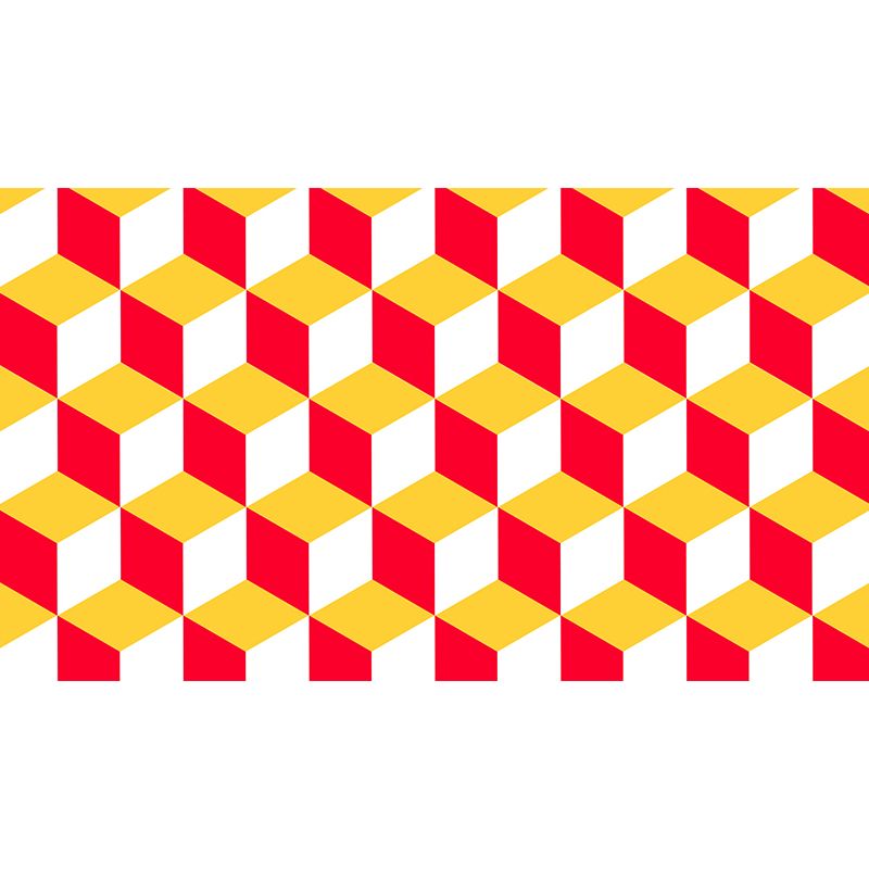 Huge Stylish Graphic Wall Mural Boys Room Geometry Wall Art in Pastel Color, Stain-Proofing