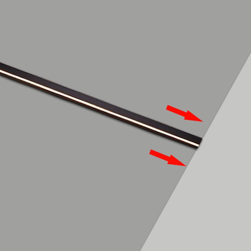 Ein leicht linear linearer Metallwand Licht moderne Wandmontageleuchte in Schwarz