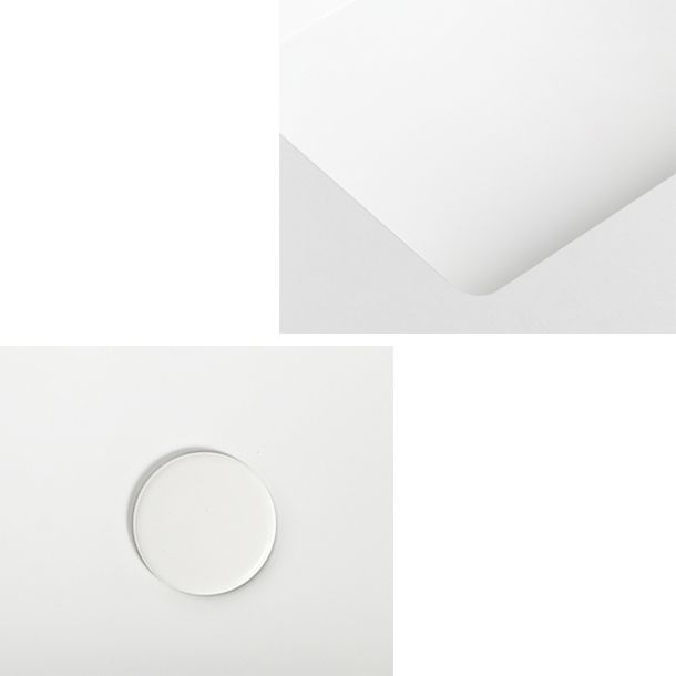 Traditional Undermount Vanity Sink Rectangular Porcelain with Overflow Vessel