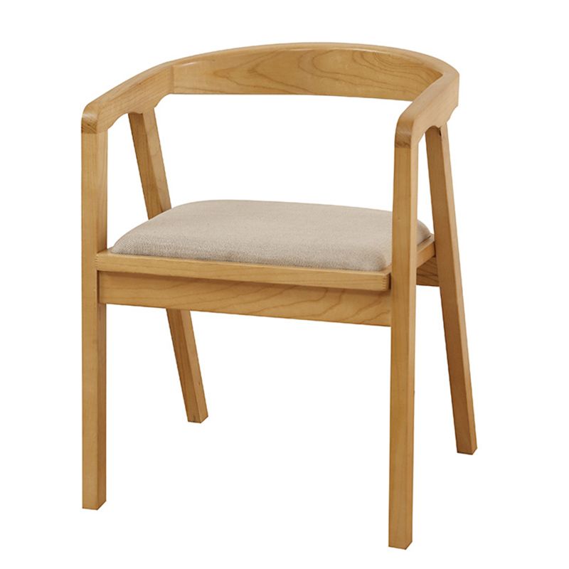 Contemporary Solid Wood Furniture 1/2/5/7 Pcs Dining Room Table Set in Natural