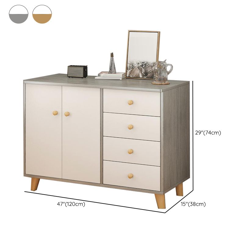 Wooden Storage Chest Ultra Modern 14.82 Inch Width Storage Chest Dresser