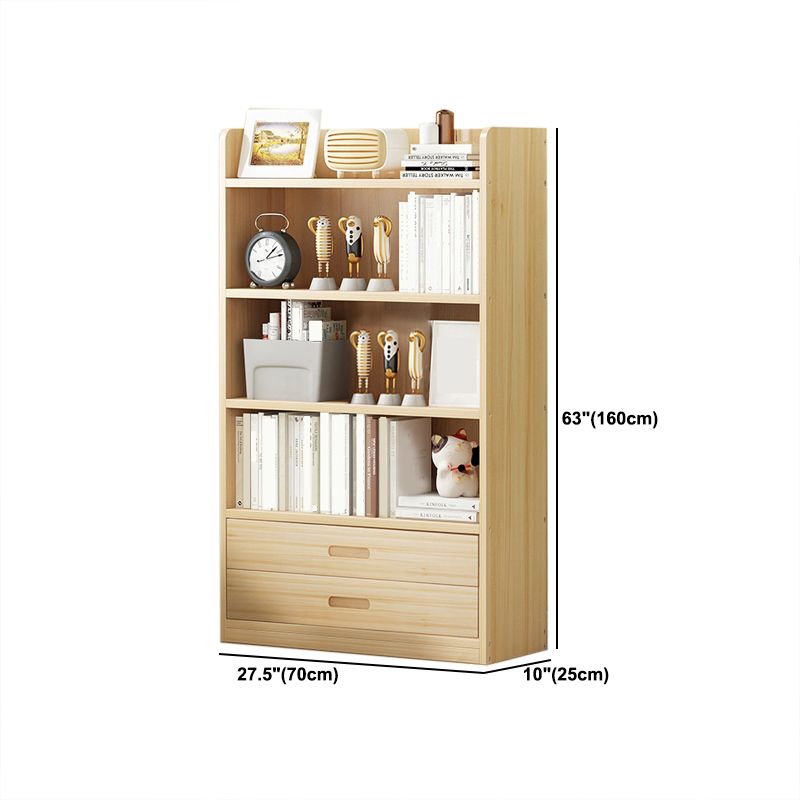 Wooden Shelf Bookcase Contemporary Book Shelf for Studying Room