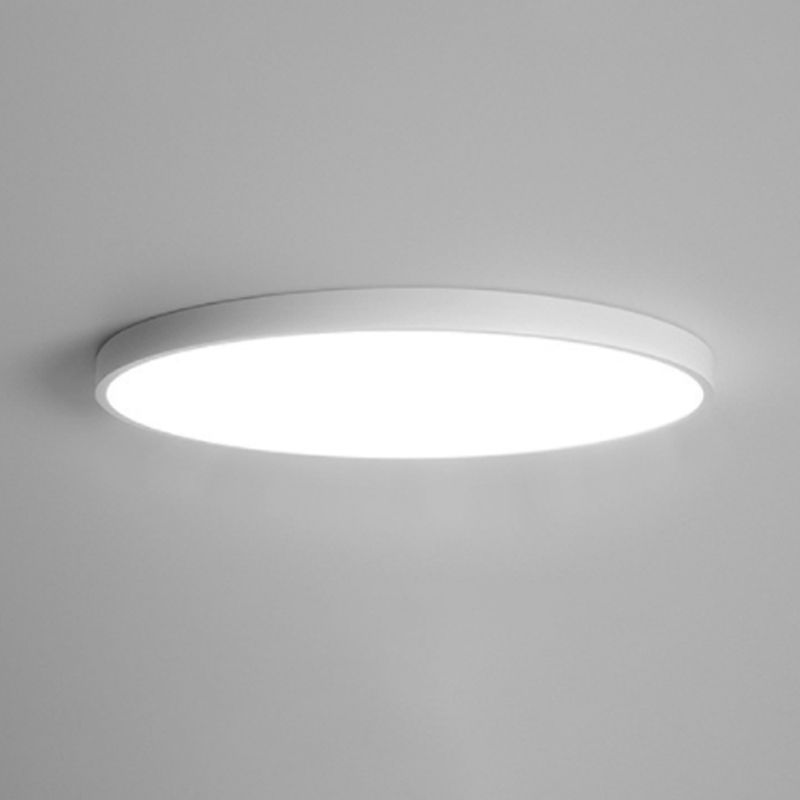 LED Flush Mount Lighting Post Modern White Ceiling Light for Foyer